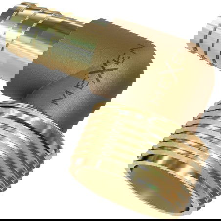 Mexen BRASS mosadzná spojka na hadicu koleno 1/2 GZ x 10 mm - W97423-1210