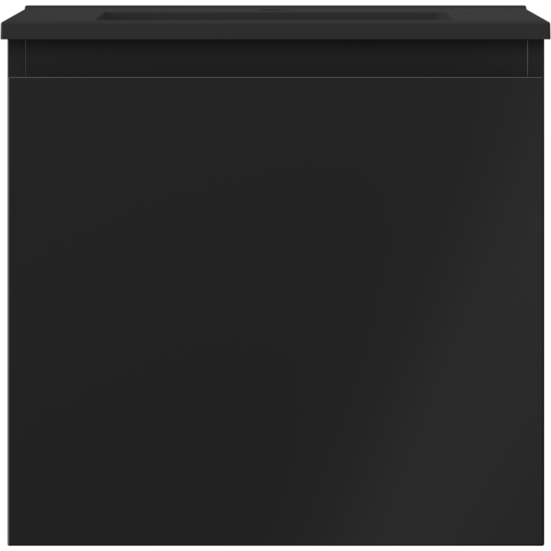 Mexen Orio kúpeľňová skrinka 50 cm s umývadlom Otis, 1 zásuvka, čierna matná - 91A10-05047-1-BF71-W18M71