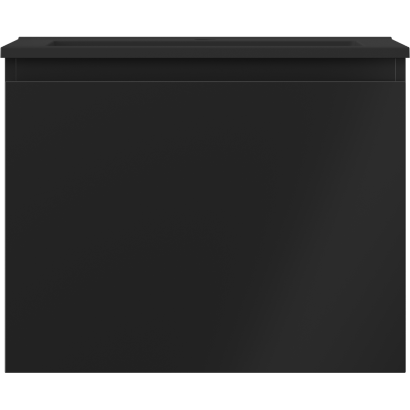Mexen Orio kúpeľňová skrinka 60 cm s umývadlom Otis, 1 zásuvka, čierna matná - 91A10-06047-1-BF71-W18M71