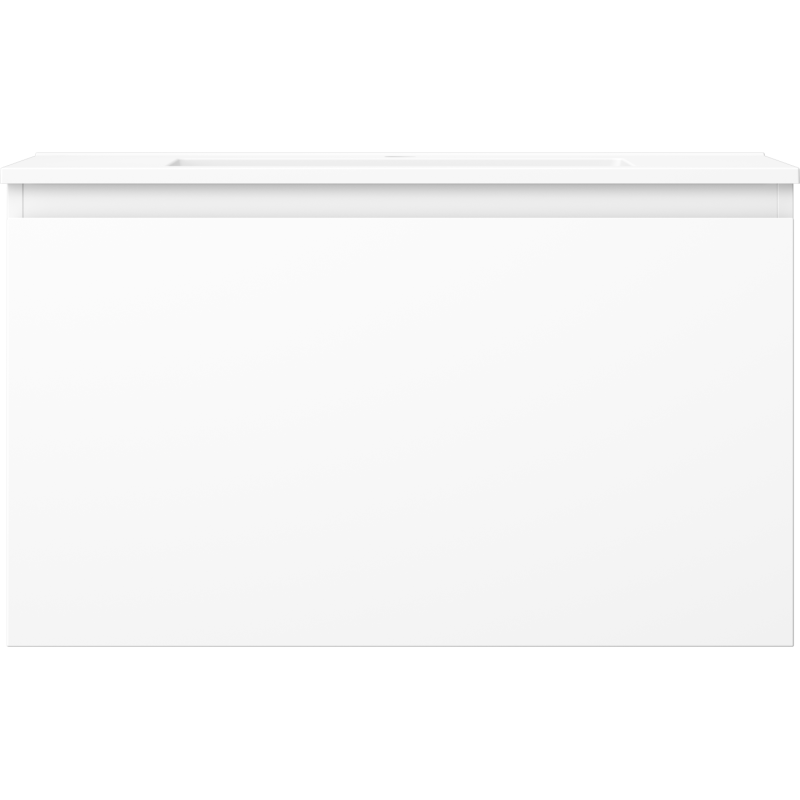 Mexen Orio kúpeľňová skrinka 80 cm s umývadlom Otis, 1 zásuvka, biela matná - 91A10-08047-1-BF01-W18M01
