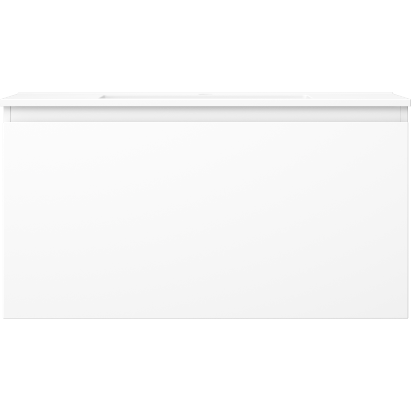 Mexen Orio kúpeľňová skrinka 90 cm s umývadlom Otis, 1 zásuvka, biela matná - 91A10-09047-1-BF01-W18M01