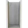 Mexen Pretoria sprchové dvere otočné 80 cm, transparentné, zlaté - 852-080-000-50-00