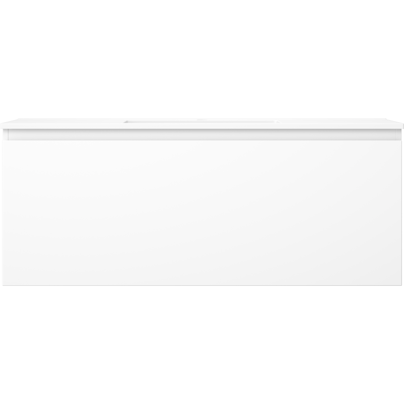 Mexen Orio kúpeľňová skrinka 120 cm s umývadlom Otis, 1 zásuvka, biela matná - 91A10-12047-1-BF01-W18M01