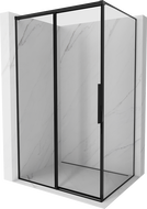 Mexen Rox sprchová kabína posuvná ľavá 95 x 85 cm, čierny rám, čierna - 8C2-095-085-70-70-L
