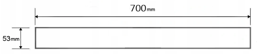 Mexen M13 maskovnica 2v1 do odtoku lineárneho 70 cm, ružové zlato - 1619070