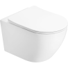 Mexen Lena WC miska Rimless s pomaly zatváracou doskou, tenká, duroplast, biela lesklá - 3022L4000