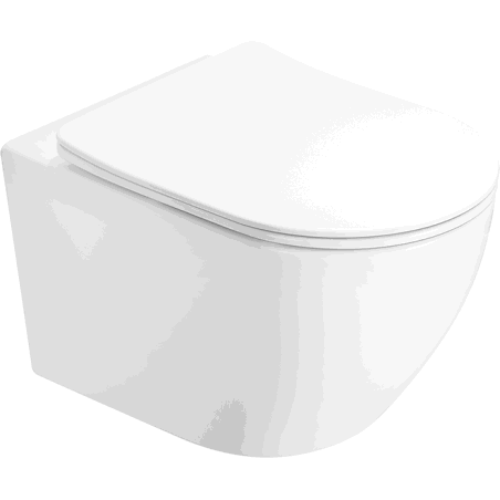 Mexen Lena WC misa Rimless Tornado so spomaľovačom sedadla slim, duroplast, lesklá biela - 3022L4000T