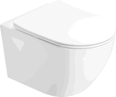 Mexen Lena WC misa Rimless Tornado so spomaľovačom sedadla slim, duroplast, lesklá biela - 3022L4000T