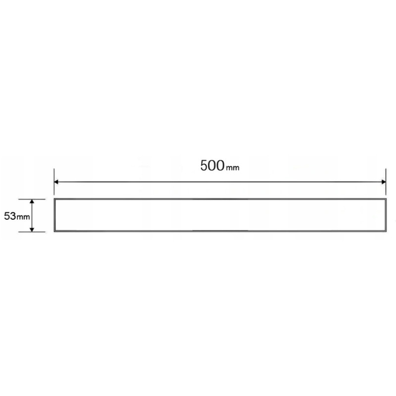 Mexen Flat M13 maskovnica 2v1 pre lineárny odtok 50 cm, brúsená meď - 1C19050