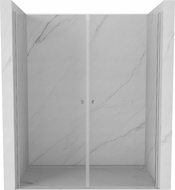 Mexen Pretoria Duo sprchové dvere výklopné 140 cm, transparentné, chróm - 852-140-000-02-00
