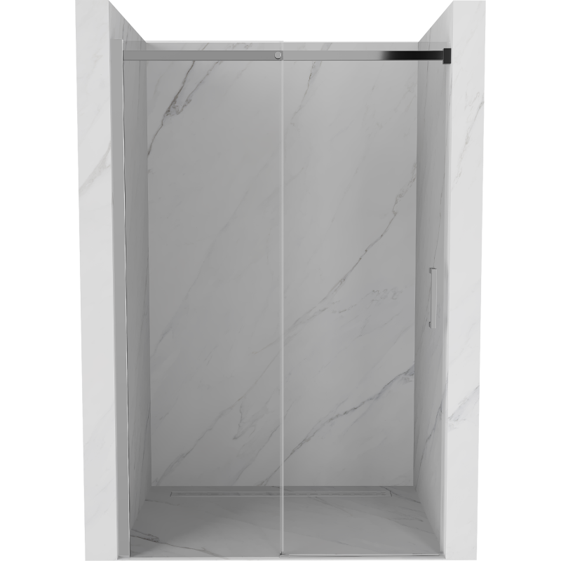 Mexen Omega posuvné sprchové dvere 140 cm, transparentné, chróm - 825-140-000-01-00