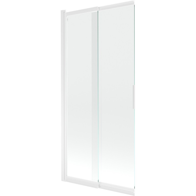 Mexen Fox sprchovací zásten 2-dielny posuvný 85 x 150 cm, transparentný, biely - 891-085-002-20-00