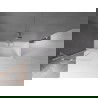 Mexen Velar vaňová zástena dvojkrídlová Posuvný 80 x 150 cm, Priehľadné, Chrómová - 896-080-000-01-01