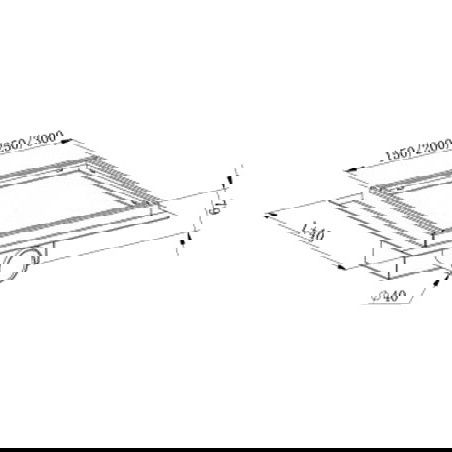 Mexen Flat-Q M13 podlahový štvorcový vpust 15 x 15 cm, kartáčovaná meď - 1C10015