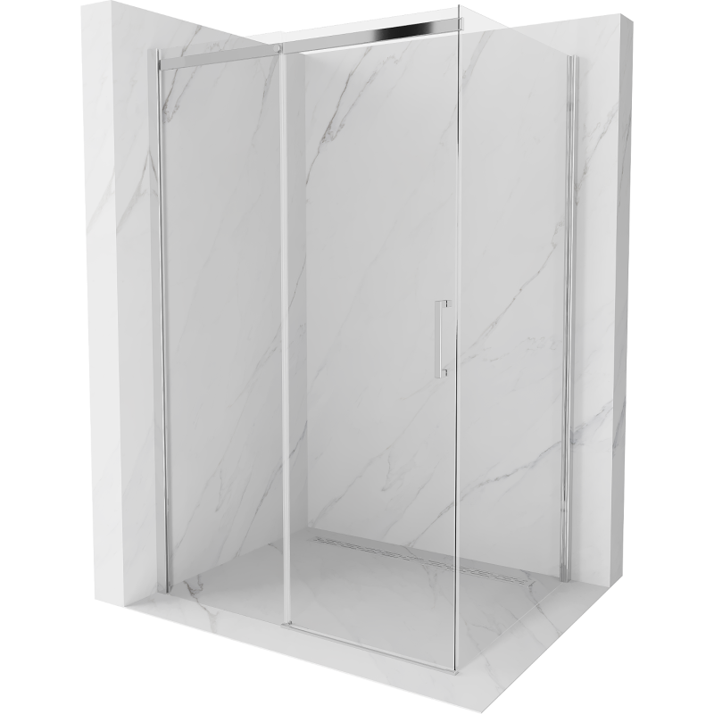 Mexen Omega posuvná sprchová kabína 120 x 90 cm, priehľadná, chróm - 825-120-090-01-00