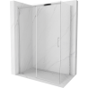 Mexen Omega sprchová kabína, posuvné dvere 140 x 80 cm, transparentnéné, chrómová - 825-140-080-01-00