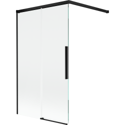 Mexen Rox sprchová zástena 2-krídlová posuvná 100 x 150 cm, transparentná, čierna - 8C9-100-003-70-00