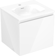 Mexen Orio kúpeľňová skrinka 50 cm s umývadlom Vela, 1 zásuvka, biela lesklá - 91A10-05047-1-BF00-W23M00