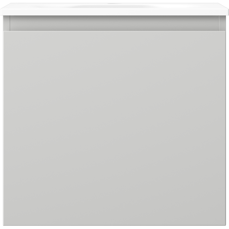 Mexen Orio kúpeľňová skrinka 50 cm s umývadlom Vela, 1 zásuvka, sivá matná/biela matná - 91A10-05047-1-BF62-W23M01