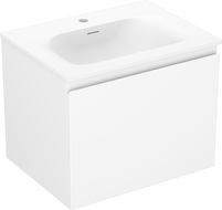 Mexen Orio kúpeľňová skrinka 60 cm s umývadlom Vela, 1 zásuvka, biela matná - 91A10-06047-1-BF01-W23M01