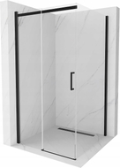 Mexen Omega 100 x 100 cm posuvná sprchová kabína, transparentná, čierna - 825-100-100-70-00