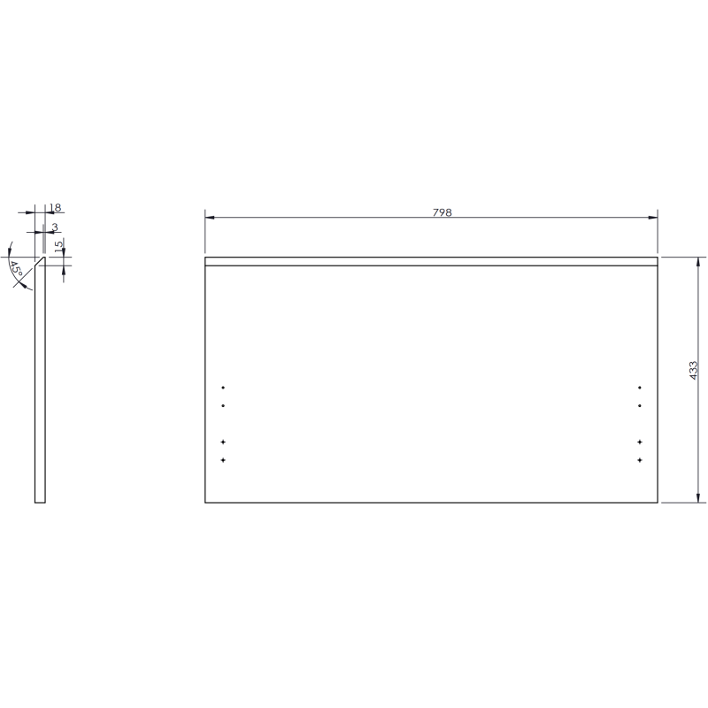 Mexen Orio kúpeľňová skrinka 80 cm s umývadlom Vela, 1 zásuvka, grafit mat/biela mat - 91A10-08047-1-BF66-W23M01