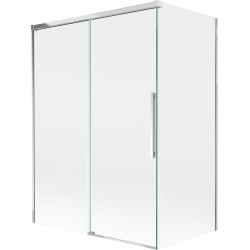 Mexen Rox sprchová zástena rozťahovacia 2-krídlová 120 + 70 x 150 cm, transparentná, chróm - 8C9-120-070-01-00