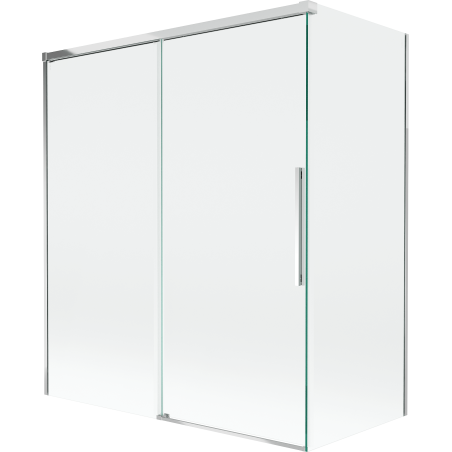 Mexen Rox vaňová zástena 2-dielna posuvná 140 + 70 x 150 cm, transparentná, chróm - 8C9-140-070-01-00