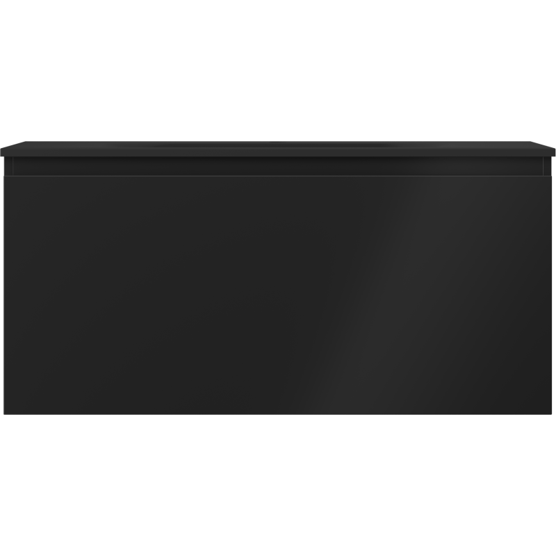 Mexen Orio kúpeľňová skrinka 100 cm s umývadlom Vela, 1 zásuvka, čierna mat - 91A10-10047-1-BF71-W23M71