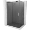 Mexen Omega zasúvacia sprchová kabína 130 x 80 cm, grafit, chróm - 825-130-080-01-40