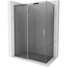 Mexen Omega sprchovací kút posuvný 140 x 80 cm, grafit, chróm - 825-140-080-01-40