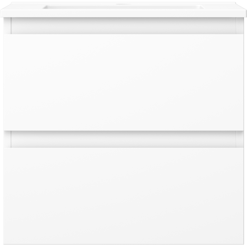 Mexen Orio kúpeľňová skrinka 50 cm s umývadlom Otis, 2 zásuvky, biela matná - 91A10-05047-2-BFF01-W18M01