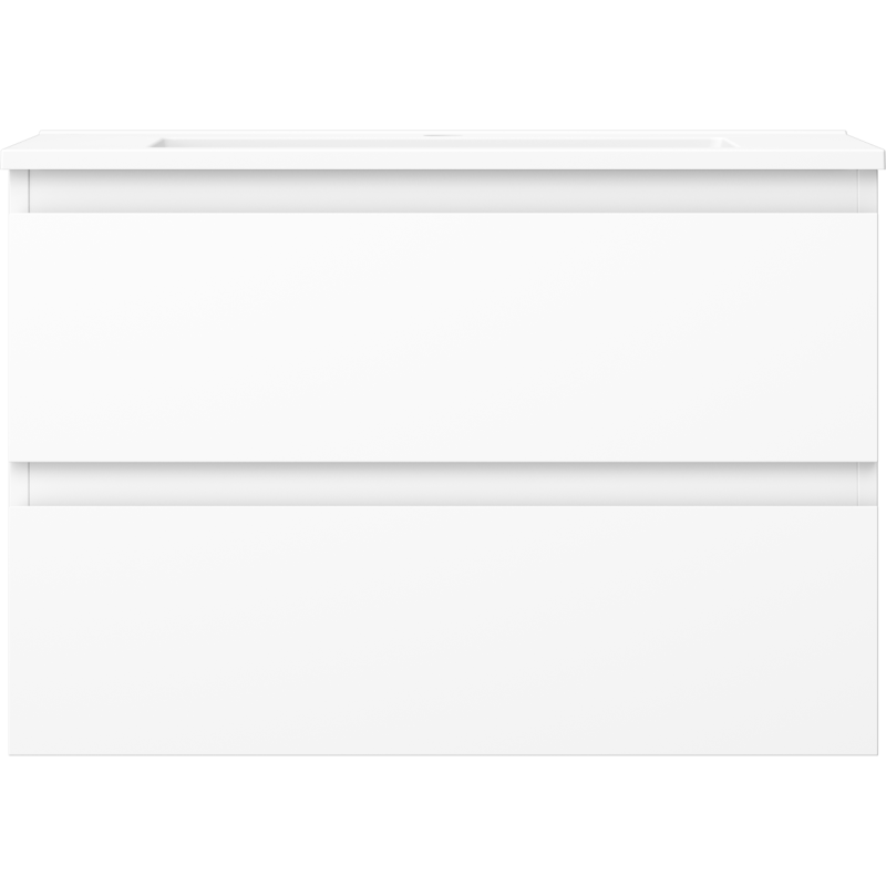 Mexen Orio kúpeľňová skrinka 70 cm s umývadlom Otis, 2 zásuvky, biela matná - 91A10-07047-2-BFF01-W18M01