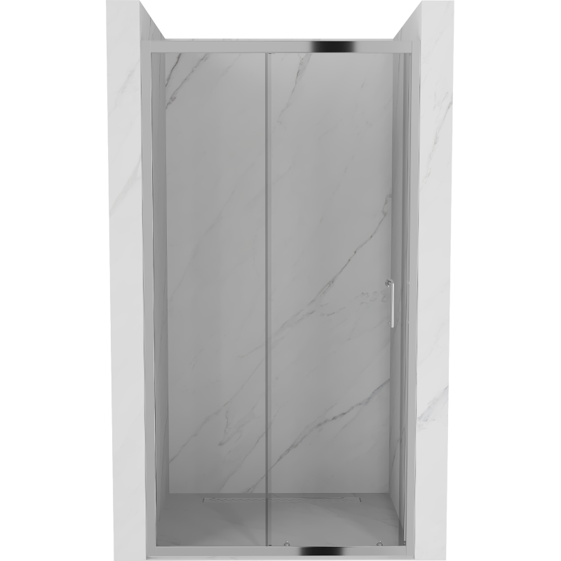 Mexen Apia sprchové dvere posuvné 125 cm, transparentné, chróm - 845-125-000-01-00