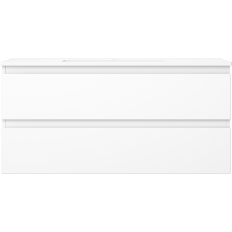 Mexen Orio kúpeľňová skrinka 100 cm s umývadlom Otis, 2 zásuvky, biela mat - 91A10-10047-2-BFF01-W18M01