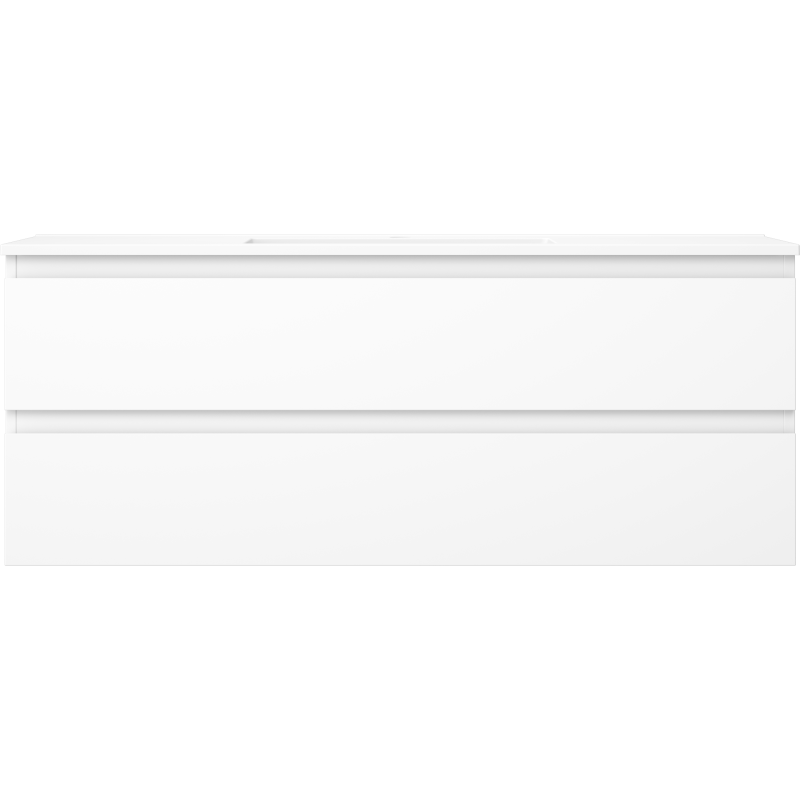 Mexen Orio kúpeľňová skrinka 120 cm s umývadlom Otis, 2 zásuvky, biela matná - 91A10-12047-2-BFF01-W18M01