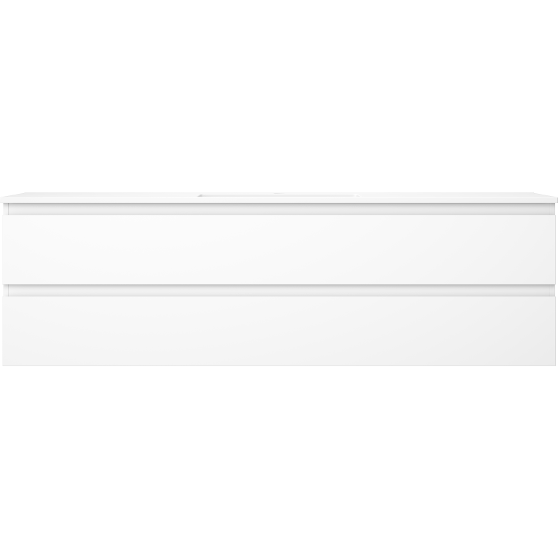 Mexen Orio kúpeľňová skrinka 160 cm s umývadlom Otis, 2 zásuvky, biela matná - 91A10-16047-2-BFF01-W18M01