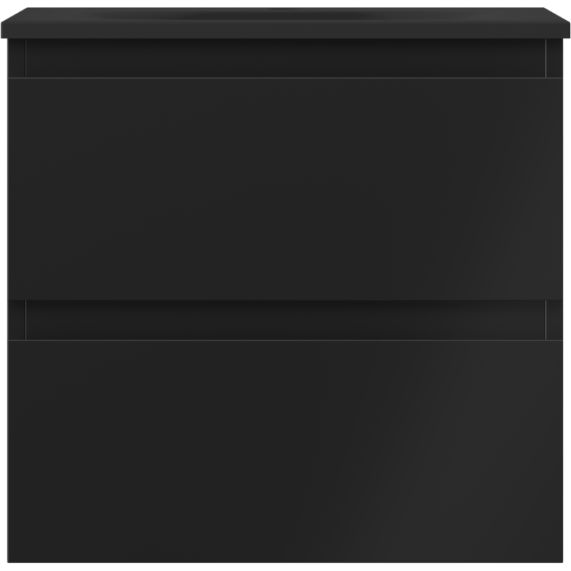 Mexen Orio kúpeľňová skrinka 50 cm s umývadlom Vela, 2 zásuvky, čierna matná - 91A10-05047-2-BFF71-W23M71