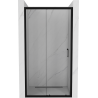 Mexen Apia posúvacie sprchové dvere 140 cm, transparentnéné, čierna - 845-140-000-70-00