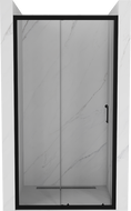 Mexen Apia posuvné sprchové dvere 140 cm, priehľadné, čierne - 845-140-000-70-00