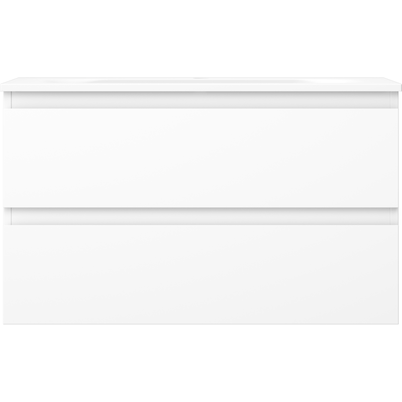 Mexen Orio kúpeľňová skrinka 80 cm s umývadlom Vela, 2 zásuvky, biela matná - 91A10-08047-2-BFF01-W23M01