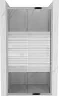 Mexen Apia posúvacie sprchové dvere 115 cm, pruhy, chrómová - 845-115-000-01-20