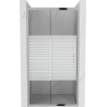 Mexen Apia posúvacie sprchové dvere 120 cm, pruhy, chrómová - 845-120-000-01-20