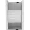 Mexen Apia posuvné sprchové dvere 120 cm, pruhy, chróm - 845-120-000-01-20
