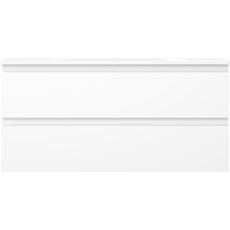 Mexen Orio kúpeľňová skrinka 100 cm s umývadlom Vela, 2 zásuvky, biela matná - 91A10-10047-2-BFF01-W23M01