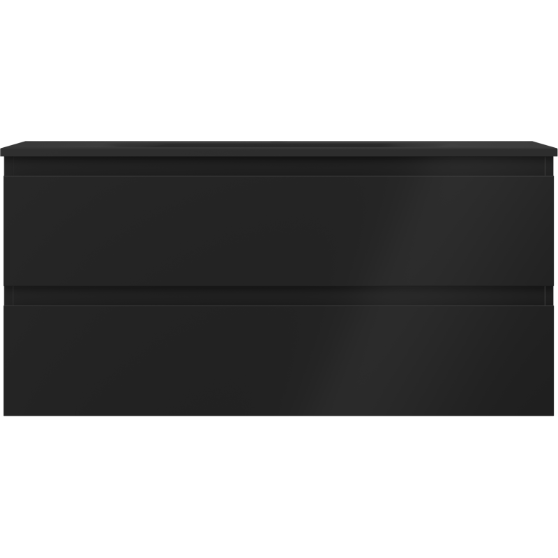 Mexen Orio kúpeľňová skrinka 100 cm s umývadlom Vela, 2 zásuvky, čierna matná - 91A10-10047-2-BFF71-W23M71