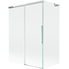 Mexen Rox L paravan na vaňu 2-krídlové posuvné 120 + 70 x 150 cm, transparentné, chróm - 8C9L-120-070-01-00