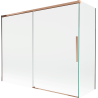 Mexen Rox posuvný sprchovací panel 2-dverový 190 + 80 x 150 cm, transparentný, ružové zlato - 8C9-190-080-60-00