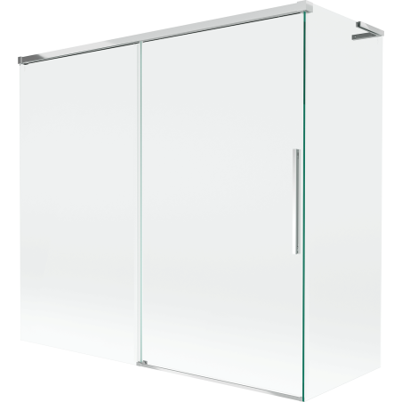 Mexen Rox L sprchová zástena 2-krídlová zasúvacia 170 + 70 x 150 cm, transparentná, chróm - 8C9L-170-070-01-00