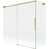 Mexen Rox L vaňová zástená 2-krídlová posuvná 160 + 70 x 150 cm, transparentná, zlatá - 8C9L-160-070-50-00